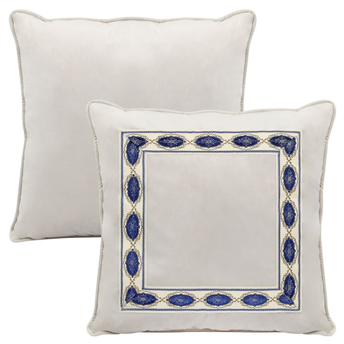 Elsa Grey Velvet Cushion